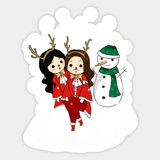 Chibi Christmas Sticker